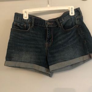 Barely worn boyfriend jean shorts